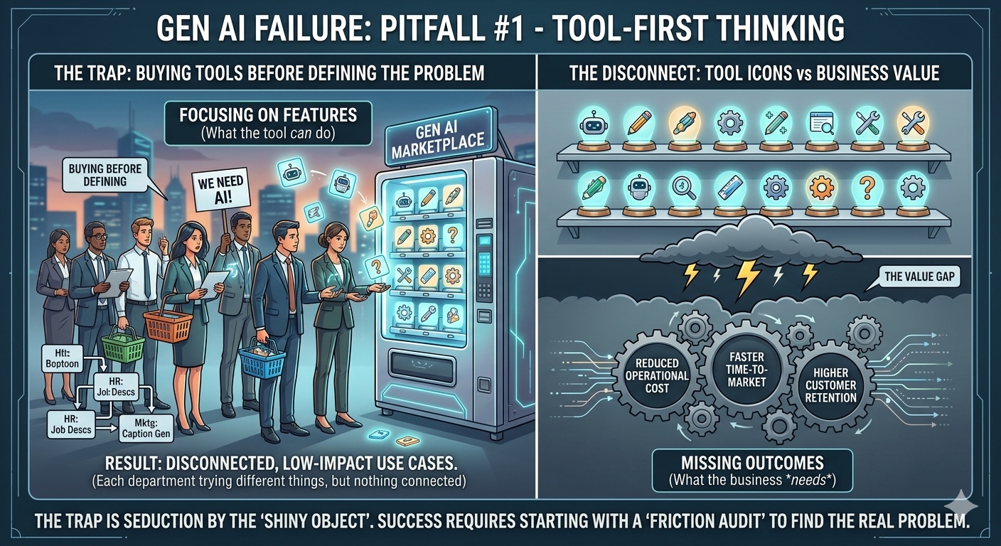 Pitfall #1: Tools vs Outcomes