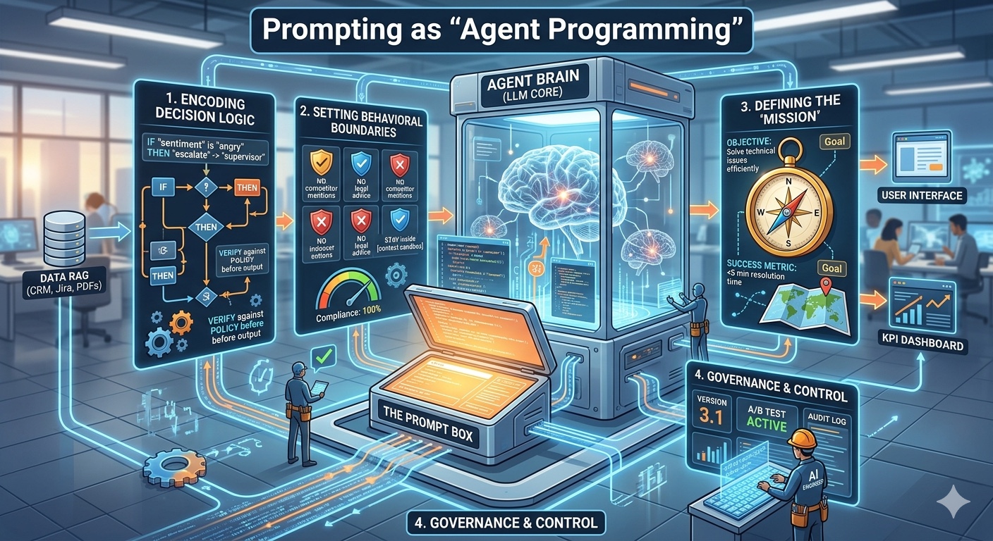 Prompting as Agent Programming